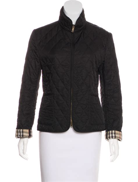 burberry london quilted zip jacket|quilted burberry jacket outlet store.